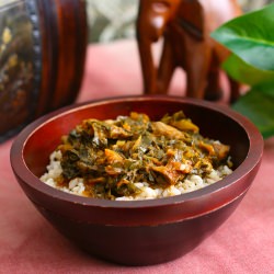 Liberian Greens and Rice - Recipe photo by Africasmel