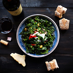 Tuscan Kale Salad - Recipe photo by ptuorto