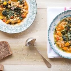 Soupe Au Pistou-An Easy French Soup - Recipe photo by WholeLifestyleNutrition