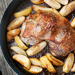 Pork Roast with Baked Apples - Recipe photo by ffandd