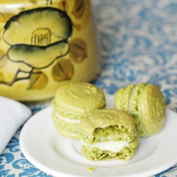 Matcha Macaron with White Chocolate - Recipe photo by makingitsweet