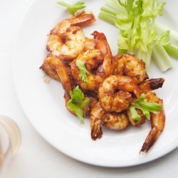 Buffalo Hot Shrimp - Recipe photo by serenagoh