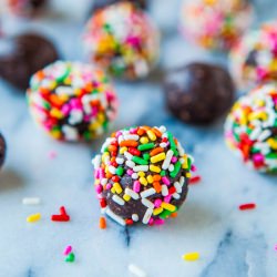 Healthy Fudgy Brownie Bites - Recipe photo by Averie