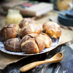 Hot Cross Easter Buns - Recipe photo by Camera and Clementine