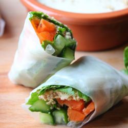 Sesame Spring Rolls - Recipe photo by happyheartedkitchen