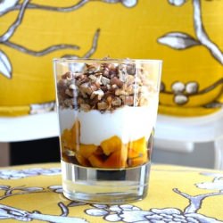 Mango Parfait with Coconut Granola - Recipe photo by oneishungry