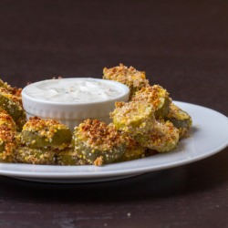 Baked Pickle Chips - Recipe photo by ArisMenu