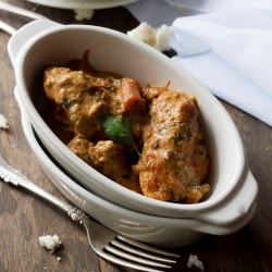 Chicken Paprikash - Recipe photo by diethood