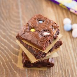 Mini Cadbury Egg Brownies - Recipe photo by marriageandlaughter