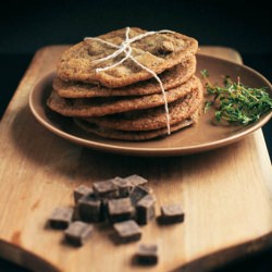 Thyme Salted Chocolate Chunk Cookie - Recipe photo by thebakingbird