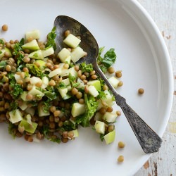 Pardina Lentil Salad - Recipe photo by AnEdibleMosaic
