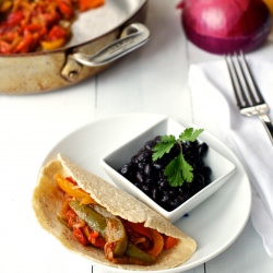 Vegetable Fajitas - Recipe photo by newsouthfoodco