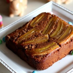 Chocolate Peanut Butter Banana Cake - Recipe photo by Highheelstohotwheels