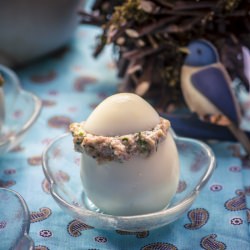 Deviled Ham Stuffed Eggs - Recipe photo by The Witch