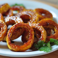 Maple Glazed Delicata Squash - Recipe photo by The Creekside Cook