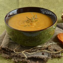 Carrot Soup and Lentils - Recipe photo by poupougnette