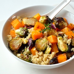 Quinoa and Roasted Vegetable Salad - Recipe photo by The Creekside Cook