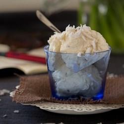 Vanilla Bean Coconut Ice Cream - Recipe photo by chalkboardtherapy