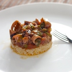 Little Squid with Rice - Recipe photo by Quimicococinero