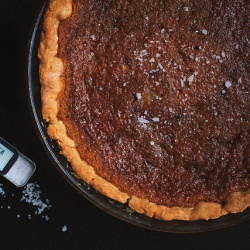 Salted Lavender Honey Pie - Recipe photo by thebakingbird