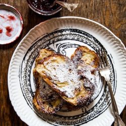 Strawberry Cream Cheese Pain Perdu - Recipe photo by camillestyles