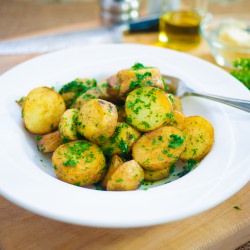 Sauteed Fingerling Potatoes - Recipe photo by ChefSReynolds