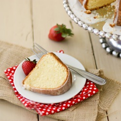 Cream Cheese Pound Cake - Recipe photo by afarmgirlsdabbles