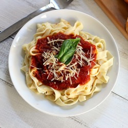 Homemade Spaghetti - Recipe photo by eatdrinklove