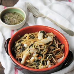 Fideuà with Cuttlefish - Recipe photo by La cucina spontanea