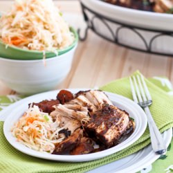 Braised Pulled Pork - Recipe photo by The Healthy Foodie