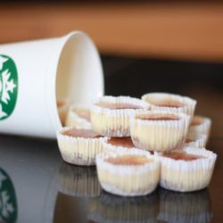 Mini Caramel Macchiato Cheesecakes - Recipe photo by fromscratch