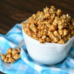 Caramel Popcorn - Recipe photo by Blessthismess