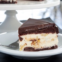 Chocolate-Banana Ice Cream Cake - Recipe photo by Diva Eats World