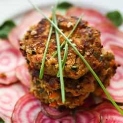 Vegetable Patties & Beetroot - Recipe photo by mademoiselle Ella
