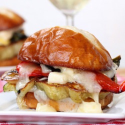 Roasted Veggie and Brie Slider - Recipe photo by SheKnows Food Editor