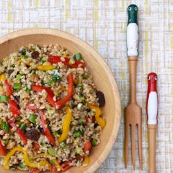 Brown Rice Salad - Recipe photo by oneequalstwo