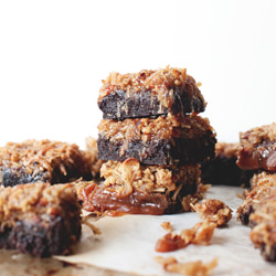 Gluten Free Caramel Brownies - Recipe photo by thelittlewhitekitchen