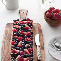 Tart with Fresh Berries - Recipe photo by toetjeaddicted