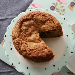 Pound for Pound Cake with Rhubarb - Recipe photo by Ellevild Madblog