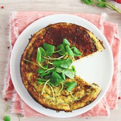 Easy Souffle with Spring Herbs - Recipe photo by Blog cu Legume