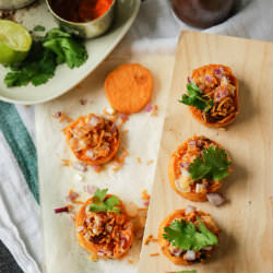 Sweet Potato Chaat Bites - Recipe photo by Parttimechef