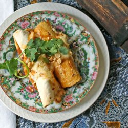 Thai Chicken Enchiladas - Recipe photo by cfaust