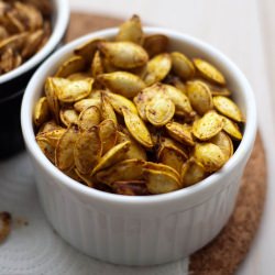 Roasted Pumpkin Seeds with Curry - Recipe photo by Dovilyte