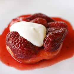 Mini Strawberry Tarte Tatins - Recipe photo by lisal