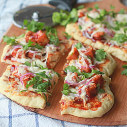 Barbecue Tofu Pizza - Recipe photo by Kitchen Treaty