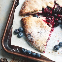 Rustic Bumbleberry Galette - Recipe photo by thelittlewhitekitchen