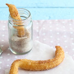 Churros with Sugar & Cinnamon - Recipe photo by mademoiselle Ella