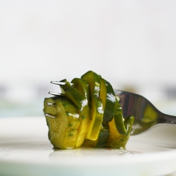 Easy Refrigerator Sweet Pickles - Recipe photo by theprettybee