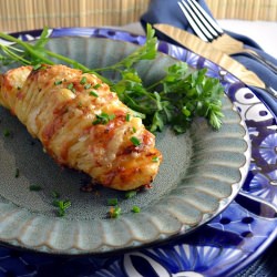 Hasselback Potatoes - Recipe photo by The Foodie Couple