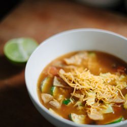 Vegetarian Tortilla Soup - Recipe photo by honey and brie